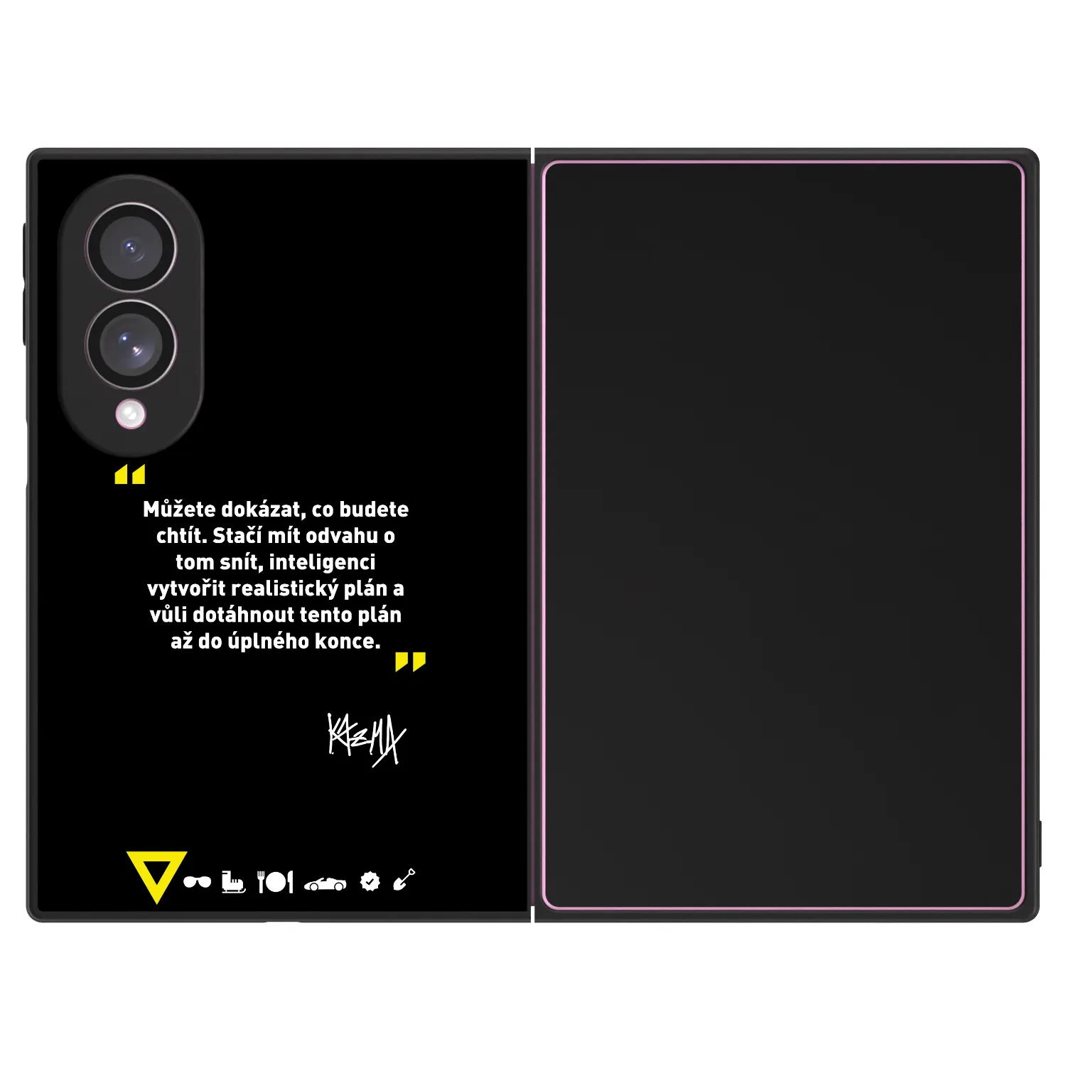 Picasee ULTIMATE CASE pro Samsung Galaxy Z Fold8 5G - Kazma - MŮŽETE DOKÁZAT, CO BUDETE CHTÍT