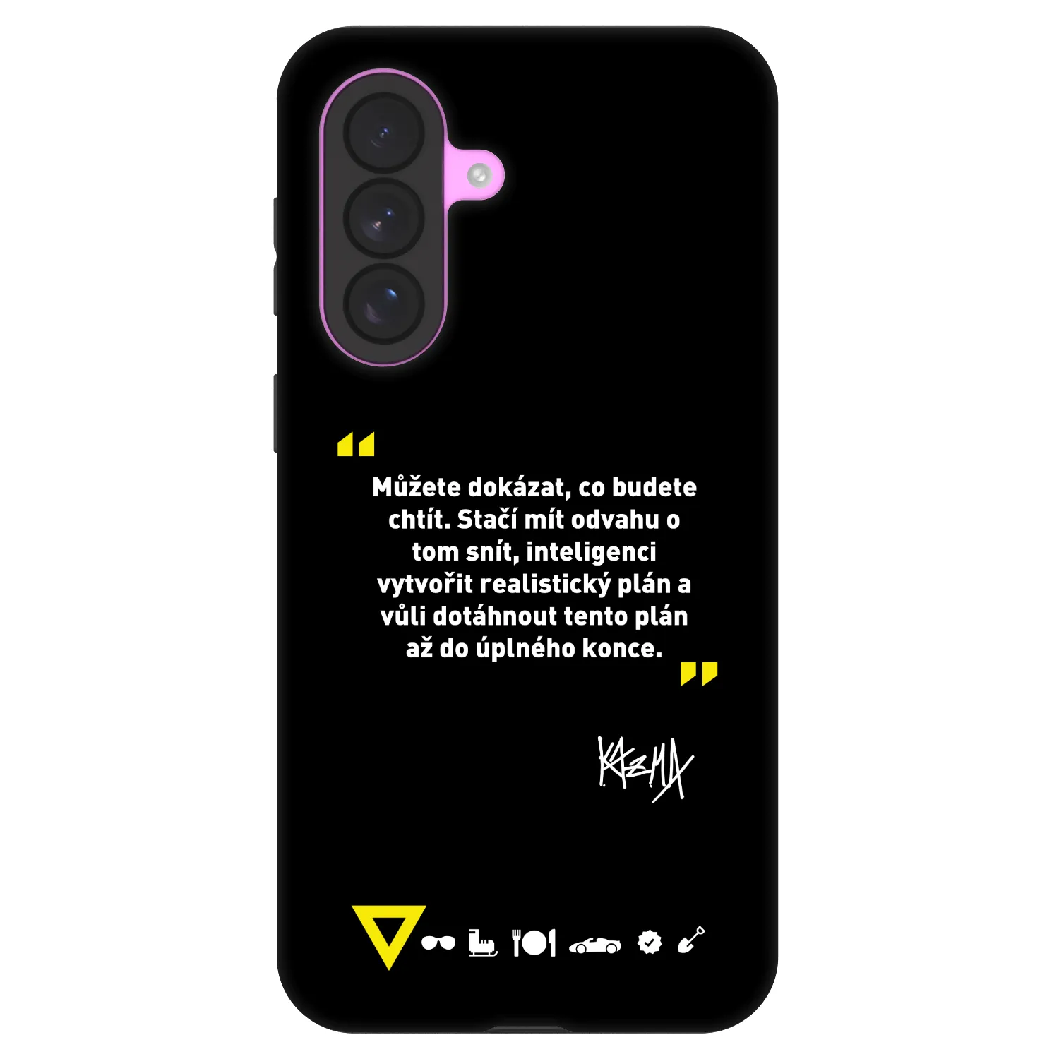 Picasee Fashion Case pre Samsung Galaxy A37 - Kazma - MŮŽETE DOKÁZAT, CO BUDETE CHTÍT