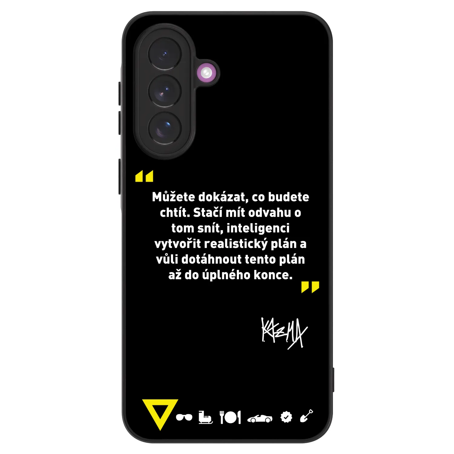 Picasee ULTIMATE CASE pro Samsung Galaxy A37 - Kazma - MŮŽETE DOKÁZAT, CO BUDETE CHTÍT