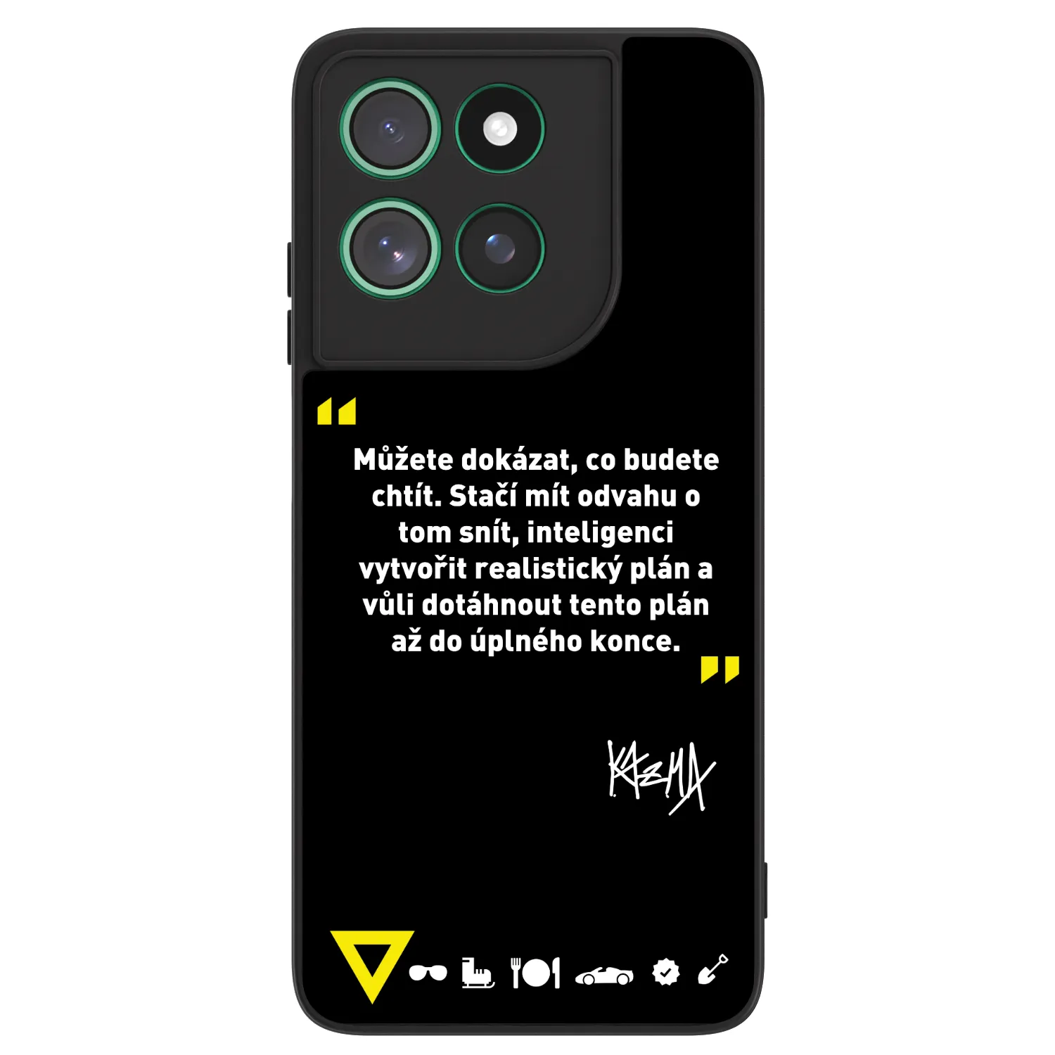 Picasee ULTIMATE CASE pro Motorola Moto G57 Power - Kazma - MŮŽETE DOKÁZAT, CO BUDETE CHTÍT