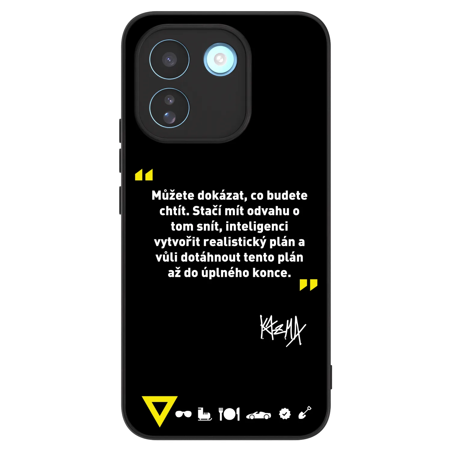 Picasee ULTIMATE CASE pro Xiaomi Redmi Note 17 Pro MAX 5G - Kazma - MŮŽETE DOKÁZAT, CO BUDETE CHTÍT