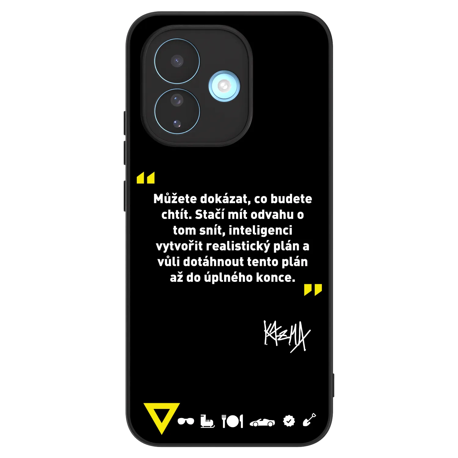 Picasee ULTIMATE CASE pro Xiaomi Redmi Note 17 Pro 5G - Kazma - MŮŽETE DOKÁZAT, CO BUDETE CHTÍT