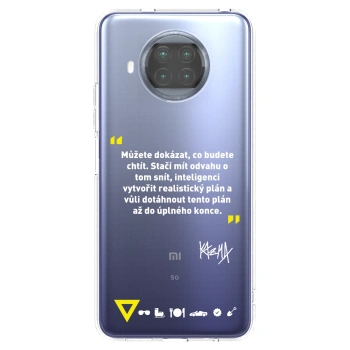 Picasee silikónový prehľadný obal pre Xiaomi Mi 10T Lite - Kazma - MŮŽETE DOKÁZAT, CO BUDETE CHTÍT