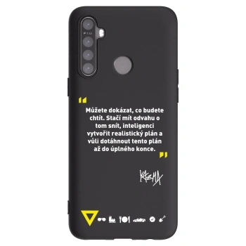 Picasee silikónový čierny obal pre Realme 5 - Kazma - MŮŽETE DOKÁZAT, CO BUDETE CHTÍT