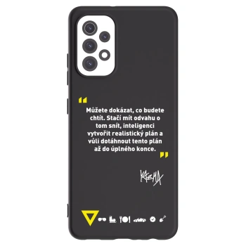 Picasee silikónový čierny obal pre Samsung Galaxy A32 5G A326B - Kazma - MŮŽETE DOKÁZAT, CO BUDETE CHTÍT