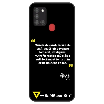 Obal pre Samsung Galaxy A21s - Kazma - MŮŽETE DOKÁZAT, CO BUDETE CHTÍT
