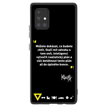 Picasee ULTIMATE CASE pro Samsung Galaxy A71 A715F - Kazma - MŮŽETE DOKÁZAT, CO BUDETE CHTÍT