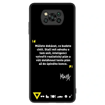 Obal pre Xiaomi Poco X3 - Kazma - MŮŽETE DOKÁZAT, CO BUDETE CHTÍT