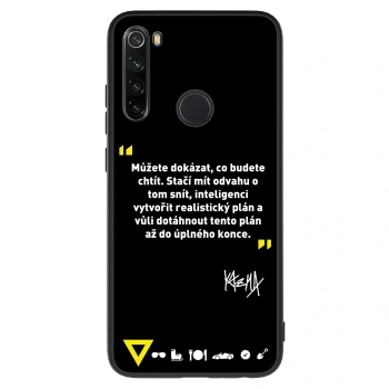 Obal pre Xiaomi Redmi Note 8 - Kazma - MŮŽETE DOKÁZAT, CO BUDETE CHTÍT