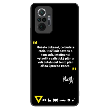 Picasee ULTIMATE CASE pro Xiaomi Redmi Note 10 Pro - Kazma - MŮŽETE DOKÁZAT, CO BUDETE CHTÍT