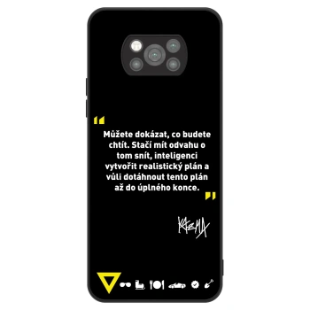 Obal pre Xiaomi Poco X3 Pro - Kazma - MŮŽETE DOKÁZAT, CO BUDETE CHTÍT
