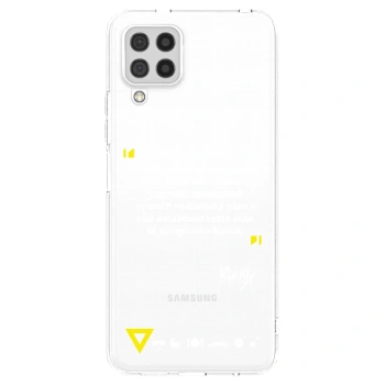 Picasee silikónový prehľadný obal pre Samsung Galaxy A22 A225F 4G - Kazma - MŮŽETE DOKÁZAT, CO BUDETE CHTÍT