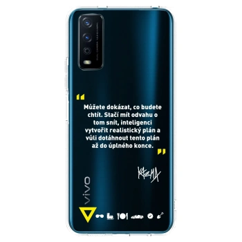 Picasee silikónový prehľadný obal pre Vivo Y11s - Kazma - MŮŽETE DOKÁZAT, CO BUDETE CHTÍT