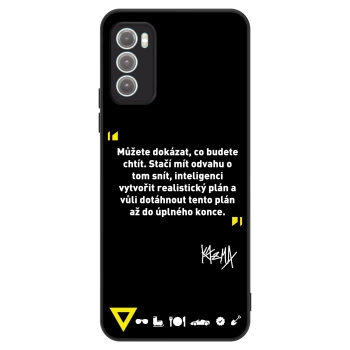 Obal pre Motorola Moto G60 - Kazma - MŮŽETE DOKÁZAT, CO BUDETE CHTÍT