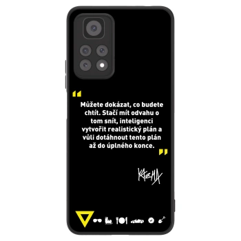 Picasee ULTIMATE CASE pro Xiaomi Redmi Note 11 Pro - Kazma - MŮŽETE DOKÁZAT, CO BUDETE CHTÍT