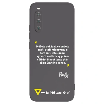 Obal pre Sony Xperia 10 IV 5G - Kazma - MŮŽETE DOKÁZAT, CO BUDETE CHTÍT