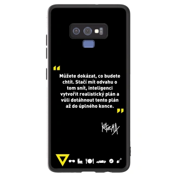 Obal pre Samsung Galaxy Note 9 N960F - Kazma - MŮŽETE DOKÁZAT, CO BUDETE CHTÍT