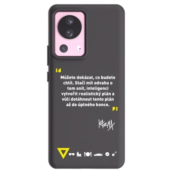 Picasee silikónový čierny obal pre Xiaomi 13 Lite - Kazma - MŮŽETE DOKÁZAT, CO BUDETE CHTÍT