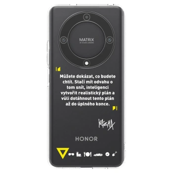 Picasee silikónový prehľadný obal pre Honor Magic5 Lite 5G - Kazma - MŮŽETE DOKÁZAT, CO BUDETE CHTÍT