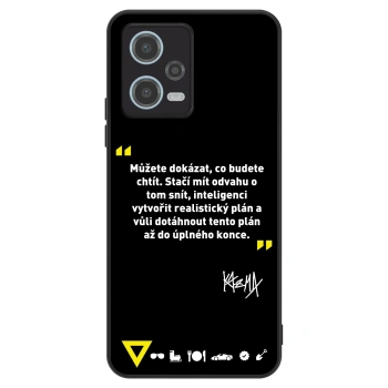 Obal pre Xiaomi Redmi Note 12 5G - Kazma - MŮŽETE DOKÁZAT, CO BUDETE CHTÍT
