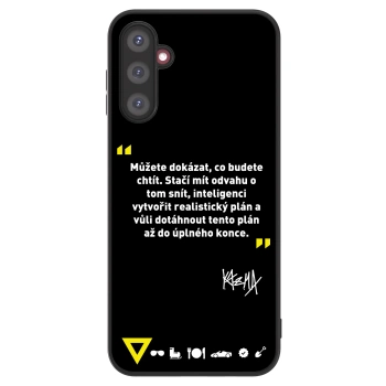 Picasee ULTIMATE CASE pro Samsung Galaxy A14 4G A145R - Kazma - MŮŽETE DOKÁZAT, CO BUDETE CHTÍT