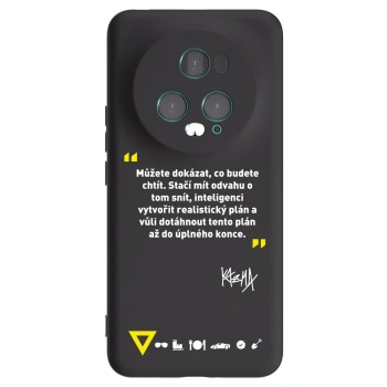 Picasee silikónový čierny obal pre Honor Magic5 Pro - Kazma - MŮŽETE DOKÁZAT, CO BUDETE CHTÍT