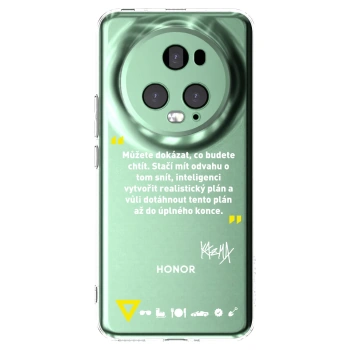Picasee silikónový prehľadný obal pre Honor Magic5 Pro - Kazma - MŮŽETE DOKÁZAT, CO BUDETE CHTÍT