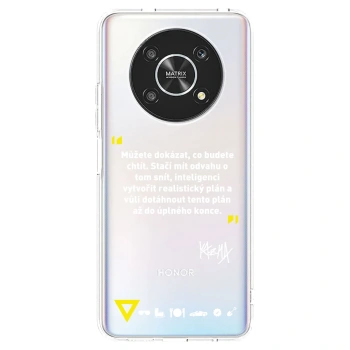 Picasee silikónový prehľadný obal pre Honor Magic4 Lite 5G - Kazma - MŮŽETE DOKÁZAT, CO BUDETE CHTÍT