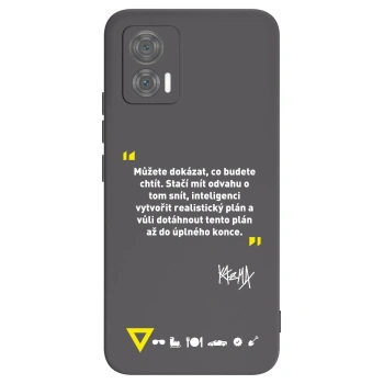 Obal pre Motorola Edge 30 Neo - Kazma - MŮŽETE DOKÁZAT, CO BUDETE CHTÍT