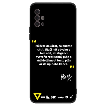 Obal pre Motorola Moto G30 - Kazma - MŮŽETE DOKÁZAT, CO BUDETE CHTÍT