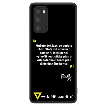 Picasee ULTIMATE CASE PowerShare pro Samsung Galaxy S20 FE - Kazma - MŮŽETE DOKÁZAT, CO BUDETE CHTÍT