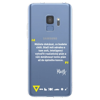 Obal pre Samsung Galaxy S9 G960F - Kazma - MŮŽETE DOKÁZAT, CO BUDETE CHTÍT