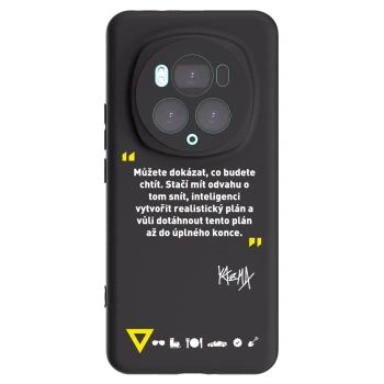 Picasee silikónový čierny obal pre Honor Magic6 Pro - Kazma - MŮŽETE DOKÁZAT, CO BUDETE CHTÍT