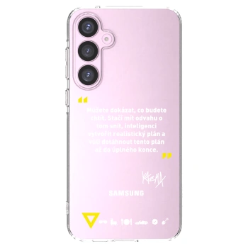 Picasee silikónový prehľadný obal pre Samsung Galaxy A55 5G A556B - Kazma - MŮŽETE DOKÁZAT, CO BUDETE CHTÍT