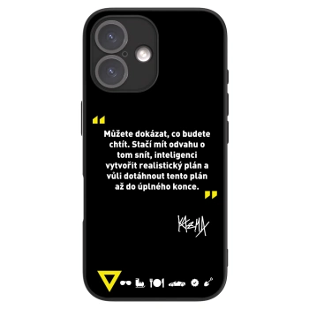 Picasee ULTIMATE CASE pro Apple iPhone 16 - Kazma - MŮŽETE DOKÁZAT, CO BUDETE CHTÍT