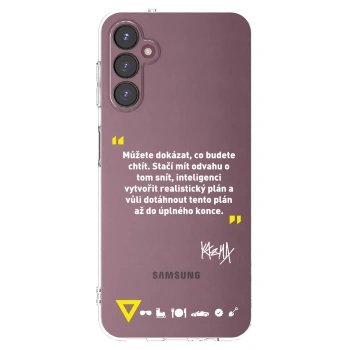 Picasee silikónový prehľadný obal pre Samsung Galaxy A05s A057G - Kazma - MŮŽETE DOKÁZAT, CO BUDETE CHTÍT