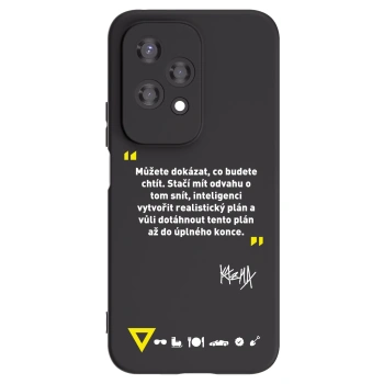 Picasee silikónový čierny obal pre Honor 200 Lite - Kazma - MŮŽETE DOKÁZAT, CO BUDETE CHTÍT