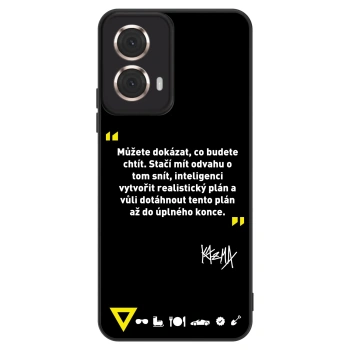 Obal pre Motorola Moto G85 - Kazma - MŮŽETE DOKÁZAT, CO BUDETE CHTÍT