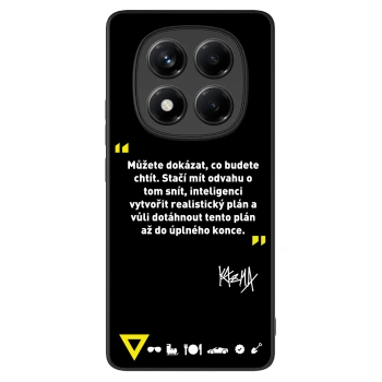 Picasee ULTIMATE CASE pro Xiaomi Redmi Note 14 Pro+ 5G - Kazma - MŮŽETE DOKÁZAT, CO BUDETE CHTÍT