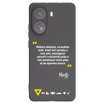 Picasee silikónový čierny obal pre Xiaomi Poco X7 - Kazma - MŮŽETE DOKÁZAT, CO BUDETE CHTÍT