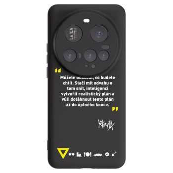 Picasee silikónový čierny obal pre Xiaomi 15 Ultra - Kazma - MŮŽETE DOKÁZAT, CO BUDETE CHTÍT