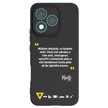 Picasee silikónový čierny obal pre Honor 400 Lite 5G - Kazma - MŮŽETE DOKÁZAT, CO BUDETE CHTÍT