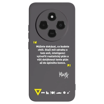 Picasee silikónový čierny obal pre Xiaomi Poco C75 - Kazma - MŮŽETE DOKÁZAT, CO BUDETE CHTÍT