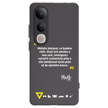 Picasee silikónový čierny obal pre Vivo V50 Lite 5G - Kazma - MŮŽETE DOKÁZAT, CO BUDETE CHTÍT