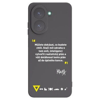 Picasee silikónový čierny obal pre Xiaomi Redmi A5 - Kazma - MŮŽETE DOKÁZAT, CO BUDETE CHTÍT