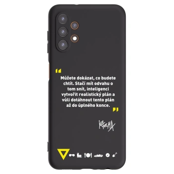 Picasee silikónový čierny obal pre Samsung Galaxy A13 5G - Kazma - MŮŽETE DOKÁZAT, CO BUDETE CHTÍT