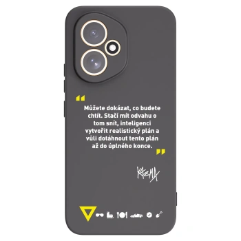 Picasee silikónový čierny obal pre Honor 400 5G - Kazma - MŮŽETE DOKÁZAT, CO BUDETE CHTÍT