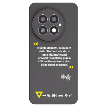 Picasee silikónový čierny obal pre OnePlus 13 5G - Kazma - MŮŽETE DOKÁZAT, CO BUDETE CHTÍT