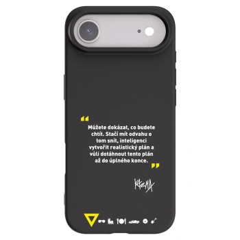 Picasee silikónový čierny obal pre Apple iPhone Air - Kazma - MŮŽETE DOKÁZAT, CO BUDETE CHTÍT