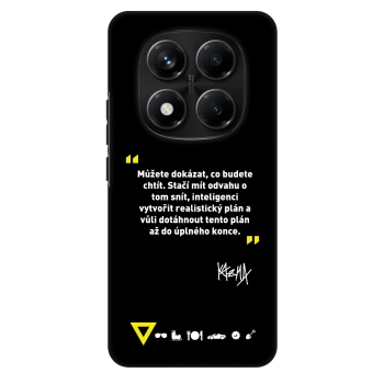 Obal pre Xiaomi Redmi Note 14 Pro+ 5G - Kazma - MŮŽETE DOKÁZAT, CO BUDETE CHTÍT